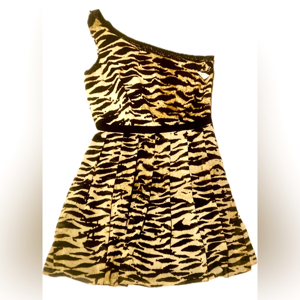 🆕 RACHEL cocktail dress Zebra Print size 6
